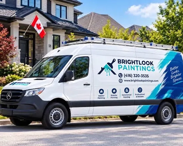 BrightLook Paintings work van serving homes and businesses across the GTA